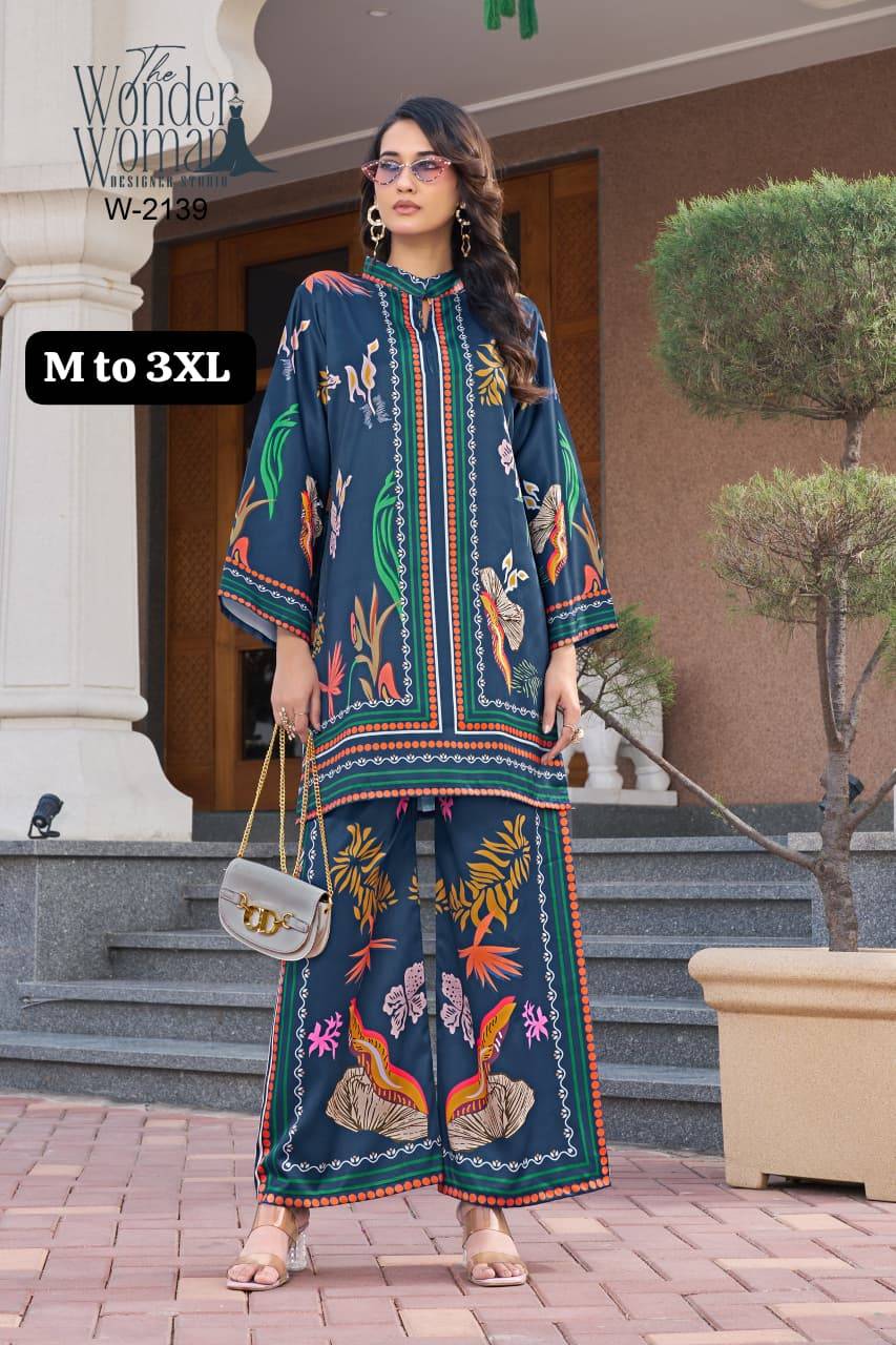 Aesthetic By wonder woman 1001 to 1006 Series Designer Collection Viscose Co-ord Set At Wholesale Price